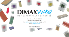 Desktop Screenshot of dimaxwax.it